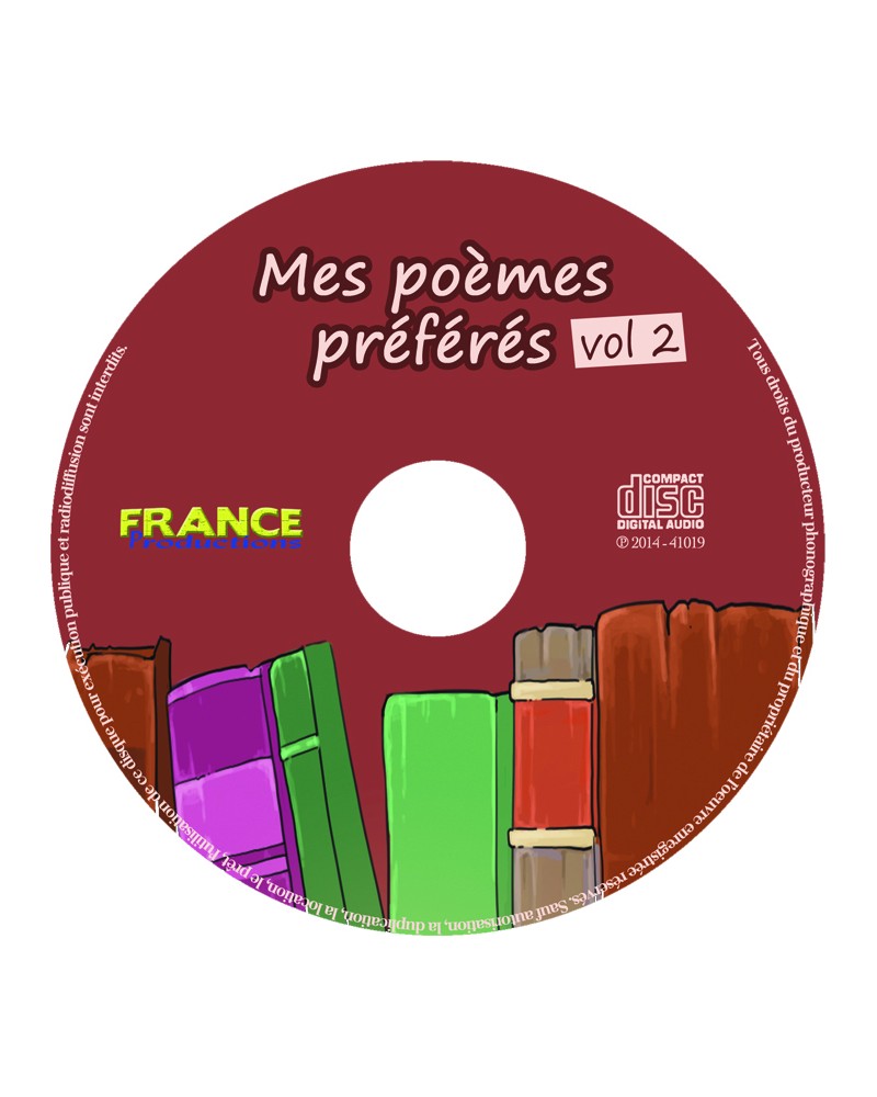 CD Mes poèmes préférés volume 2