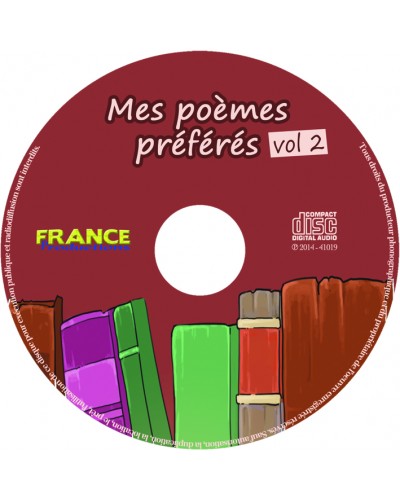 CD Mes poèmes préférés volume 2