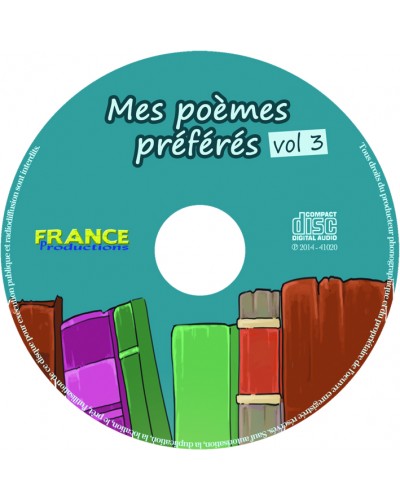 CD Mes poèmes préférés volume 3