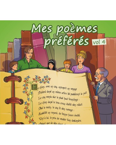 Mes poèmes préférés le lot de 5 CD + le livre