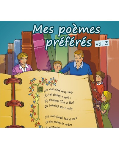 Mes poèmes préférés le lot de 5 CD + le livre