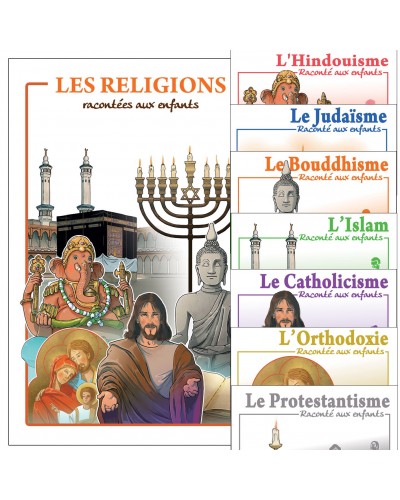Les 7 CD sur les religions + le livre