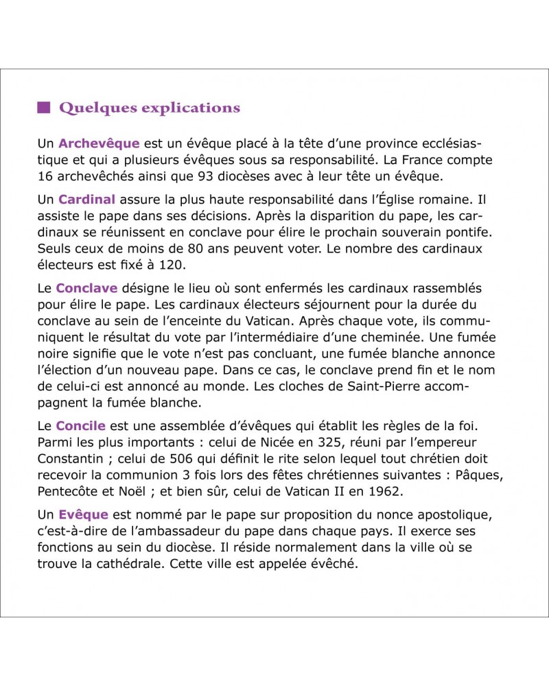 Page intérieure du livret de 16 pages
