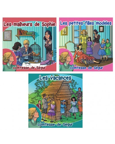 3 CD de la comtesse de Ségur