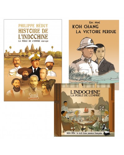 CD Indochine la perle de l'Empire + Koh Chang la victoire perdue + Histoire de l'Indochine