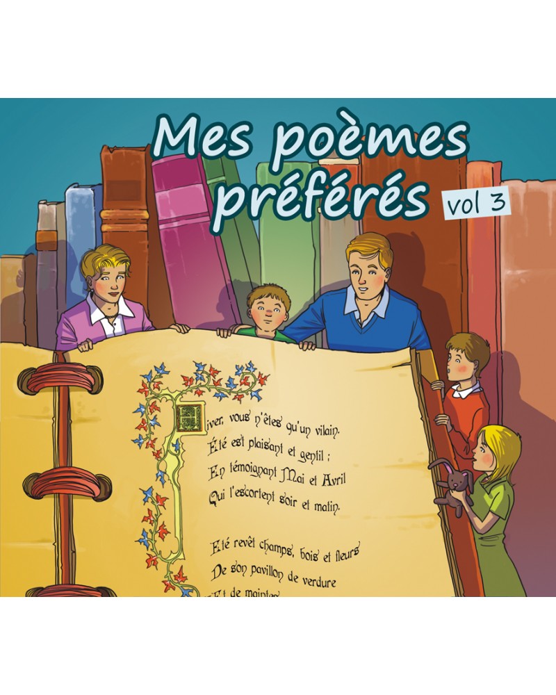 Couverture du CD Mes poèmes préférés vol 3