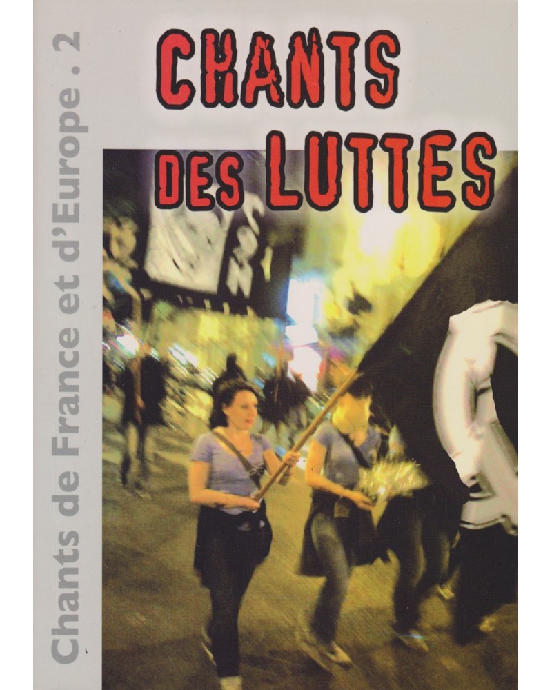 Couverture Chants des luttes de Thierry Bouzard