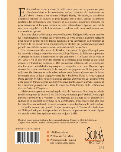 Philippe Héduy - Histoire de l'Indochine 4e de couverture