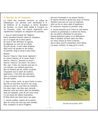 CD Chansons et musiques de l'Armée d'Afrique