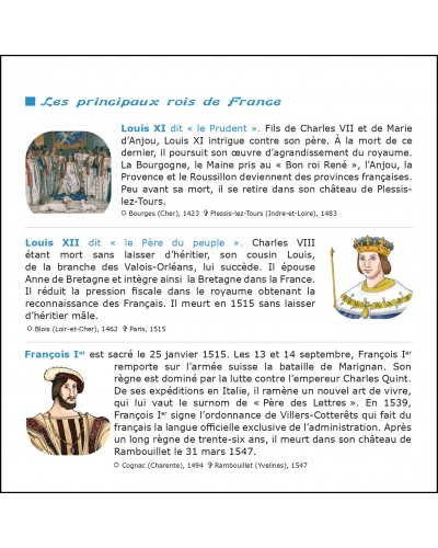 CD Petite histoire de France vol 2 (de François Ier à Louis XVI)