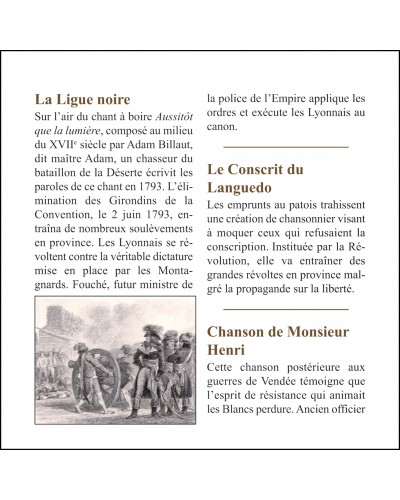 Page intérieure du livret