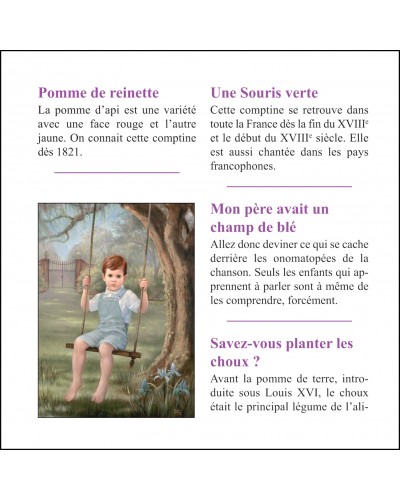 Page intérieure du livret