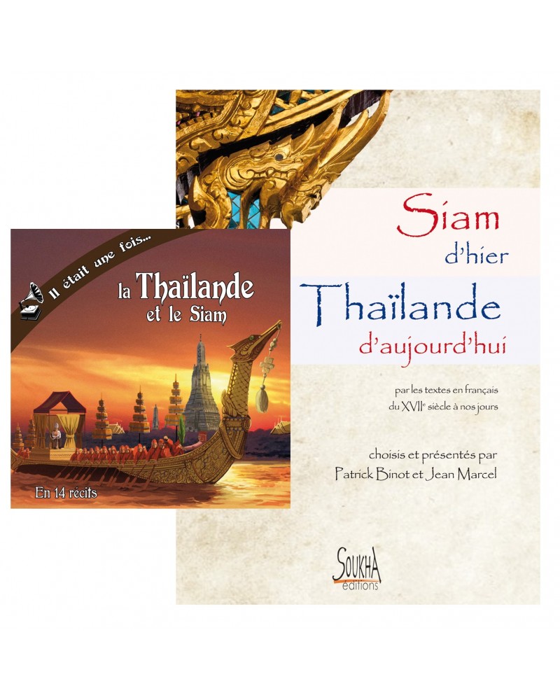 CD Il était une fois la Thaïlande et le Siam + Livre Siam d'hier Thaïlande d'aujourd'hui
