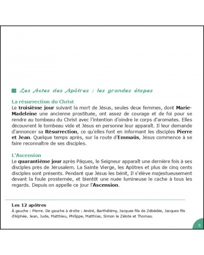 CD La Bible (Actes des Apôtres)