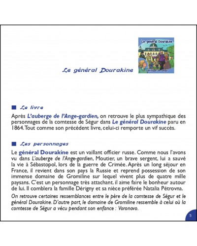 CD Le général Dourakine de la comtesse de Ségur