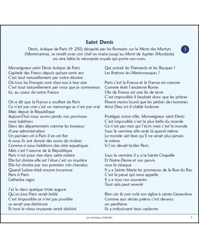 CD Le Manteau d'étoiles