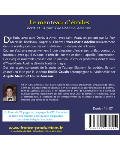 CD Le Manteau d'étoiles