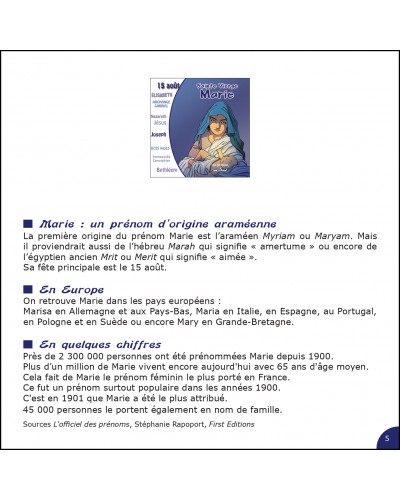 CD Sainte Vierge Marie