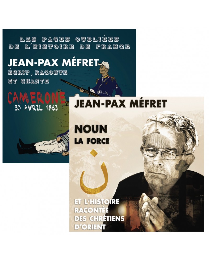 CAMERONE + NOUN : les 2 derniers CD de Jean-Pax Méfret à prix spécial
