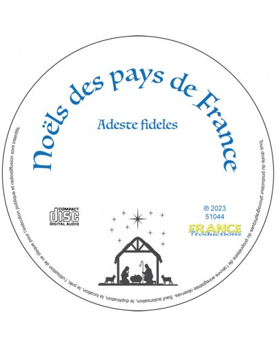 CD Noëls des pays de France, le CD