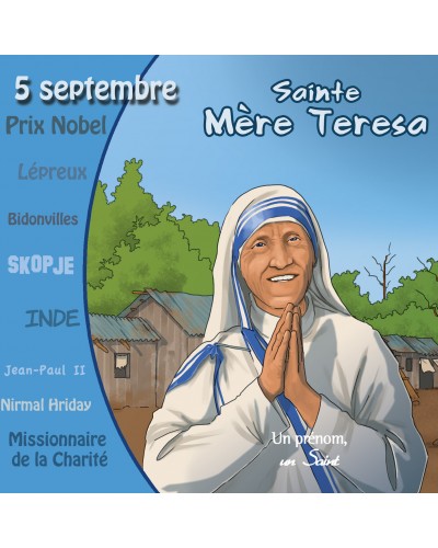 CD Sainte Mère Teresa, couverture