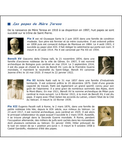 CD Sainte Mère Teresa, une des pages du livret