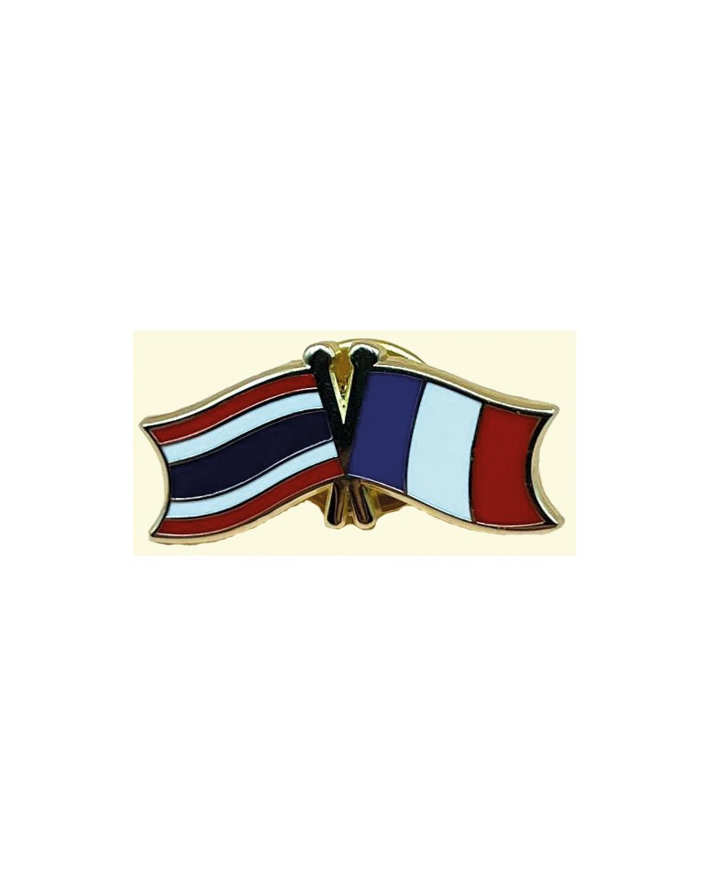 Pin's drapeaux France-Thaïlande face