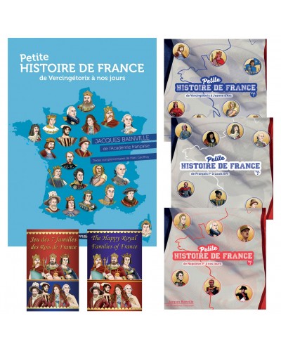 Offre spéciale 1 Livre + 3 CD Petite histoire de France + 2 Jeu des 7 familles