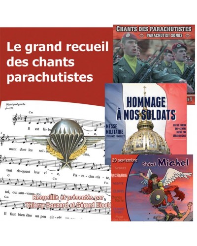 Parachutistes : Le grand recueil + 3 CD