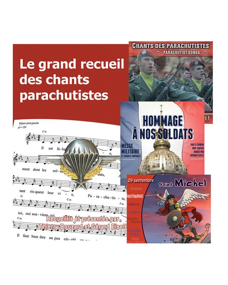 Parachutistes : Le grand recueil + 3 CD