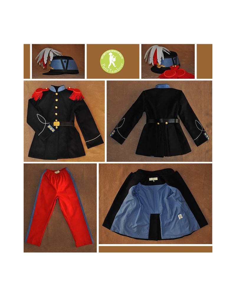 Costume de Saint Cyrien (8 ans - Taille 125-135 cm)  avec Casoar