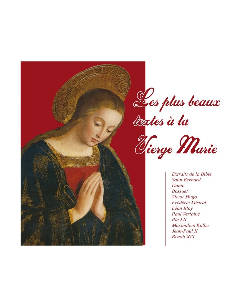 CD Les plus beaux textes à la Vierge Marie 