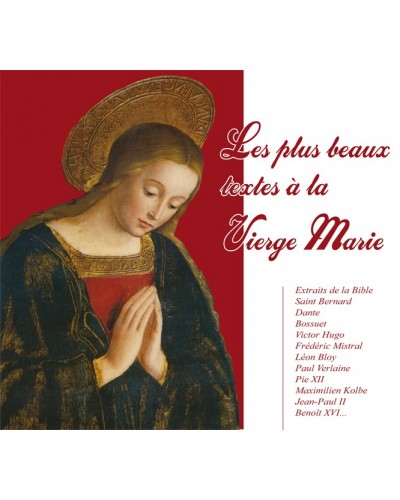 CD Les plus beaux textes à la Vierge Marie 