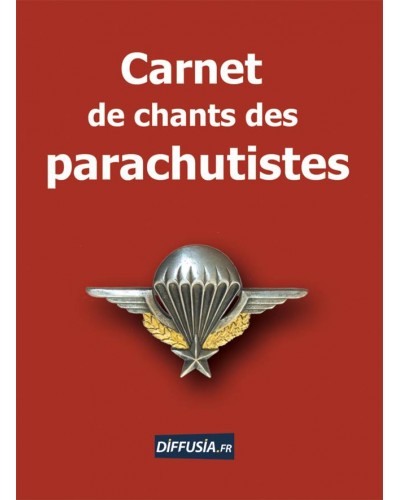 Carnet de chants des parachutistes couverture