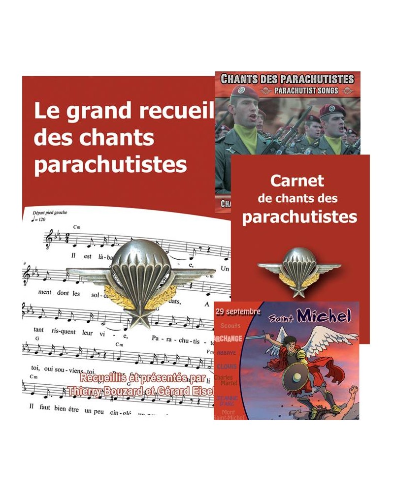 Parachutistes : Le grand recueil + Le carnet de chants + 2 CD