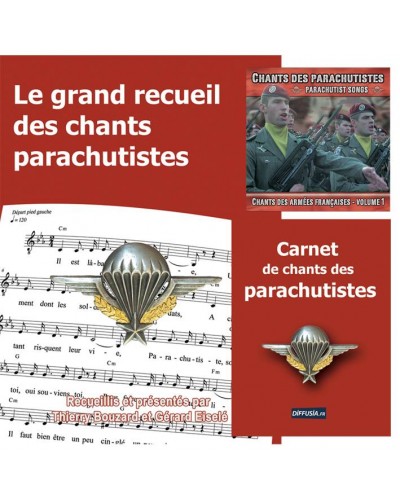 Parachutistes : Le grand recueil + Le carnet de chants + 2 CD