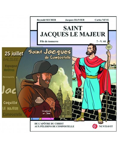 Offre spéciale : Saint Jacques en BD et en CD