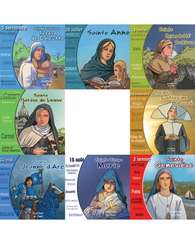 8 CD Les saintes de l'Eglise