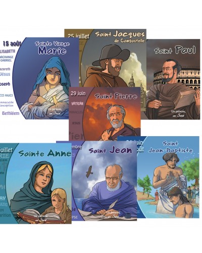 7 vies de saints à l'origine de la chrétienté en CD