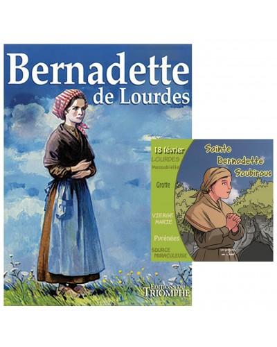 BD Bernadette de Lourdes + CD Sainte Bernadette Soubirous